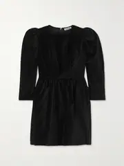 [BATSHEVA] BATSHEVA - Velvet Mini Dress - Black - US2 US 2 Black