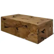 Coffee Table 90x50x30 cm Genuine Teak Brown vidaXL