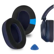 Geekria Cooling-Gel Ear Pads for SONY WH-XB910N Headphones (Blue)