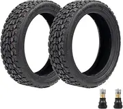 Tubeless Tyre Compatible With Xiaomi M365 Pro 1S Mi3 Electric Scooter 8 1/2x2 Non-Pneumatic Tires Rubber Off-Road Vacuum Wheel With Nozzle(2pc)
