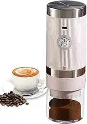 jamgeery Electric Coffee Grinder, USB Charging Electric Espresso Grinder Machine, Rechargeable Conical Burr Grinder, Portable Electric Coffee Mill for Traveling, Camping, Or Daily Use