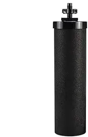 Water Filter Replacement | Activated Carbon Purification Elements Black Water Filter,Replacement Purifier Cartridges Chlorine Purification System for Kitchen