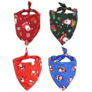 for Triangle Bibs Scarf Christmas Dog Bandana Pet Accessories for Dogs Cats Pets