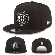 New Era Brooklyn Nets Snapback Hat Black NBA Official Team Basic Cap