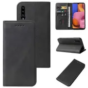 For Samsung Galaxy A20s Magnetic Closure Leather Phone Case