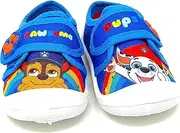 [Viacom] PAW Patrol Boys Trainers Blue Size UK 4-9 Infant Canvas Shoes