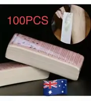 100 PCS HAIR REMOVAL DEPILATORY PAPER NON WOVEN ACCESSORY WAX STRIP WAXING SALON