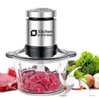 Food Processors,400W Powerful Small Meat Grinder & Food Chopper Electric Vege...