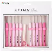 Tulip Etimo Rose Soft Grip Crochet Hooks - Lace Set of 10