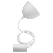 SUNNEBY cord set, white textile, 1.8 m