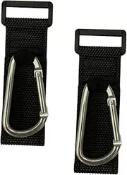 ERINGOGO 2Pcs Stroller Hooks Shaped Carabiner Clips for Diaper Bags Grocery Bags Shopping Trolleys Securely Organize Your Bags Stroller Handles Wheelchairs Bikes
