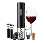 4-in-1 Electric Wine Opener Automatic Corkscrew Foil Cutter