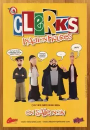 2003 Clerks Action Figures Print Ad/Poster Kevin Smith Jay & Silent Bob Toy Art