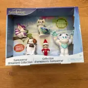 The Elf on the Shelf Santaverse Ornament Collection Set of 5 Fox Yeti St Bernard