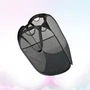 Pop up Hamper Mesh Collapsible Laundry Basket Storing Towel Storage