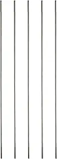 Crapyt Silver M2 Pushrod Linkage Rods 304 Stainless Steel for RC Airplane,Boat,Helicopter Round Shaft 5 PCS Replacement 200×2mm/7.87"×0.08"(L×D)