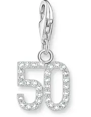 [Thomas Sabo] Club Number 50 CZ Charm in Silver