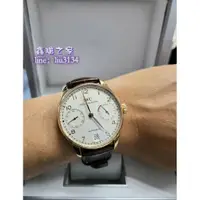 在飛比找蝦皮購物優惠-IWC 萬國 Portuguese 葡萄牙 7日鍊 白面 I