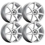 (Set-4) Raceline Evo SMF 15X7 4X100/4X108 +40mm wheels rims 15 inch (for: Suzuki)