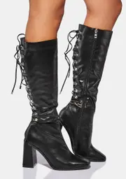 [Koi Footwear] Anat Corset Long Boots