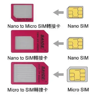NOOSY 三合一 還原卡套 SIM卡延伸卡 小卡轉大卡 3合1 轉接卡托 轉卡器 Micro SIM Nano Sim