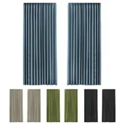 Marlow 2X Blockout Curtains Chenille Window Blackout Draperies Eyelet Bedroom