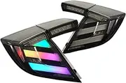 Compatible For Honda Civic 2016-2020 LED Hatchback DRL Animation Lighting Assembly FK7 FK8(Model Y)