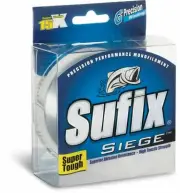 Sufix Siege Clear Monofilament Fishing Line 330 yd Spool - NEW! FAST SHIPPING!