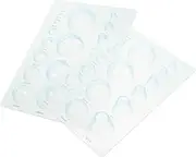2pcs Half Ball Dome Paper Quilling Plates Quilling Supplies for DIY Paper Craft Tool