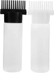 WEKADRIN Oil Applicator Scalp Combs Bottles Hair Comb Bottle Scale for Black Hair Dye Shampoo