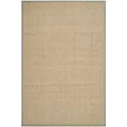 Safavieh NF114P Natural Fiber Collection Basketweave Summer Seagrass Runner Rug