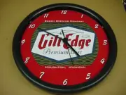 Gilt Edge Beer Wall Clock