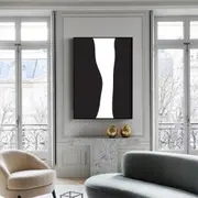 Black and White Poster Wall Art
