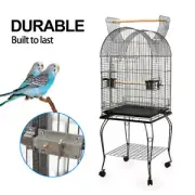 150CM Pet Bird Open Curve Top Cage Parrot Aviary Canary Budgie Finch Perch
