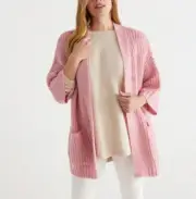Sussan Lofty Cocoon Cardigan in Candy - Size M - 5+ items free AU post - NWT