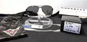 NEW OAKLEY Contrail glasses Polarized, Satin Black/Prizm Grey