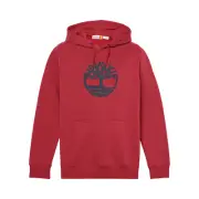 Mens Timberland Tree Logo Hoodie - Cordovan , Size M [TB0A2BJH 600]