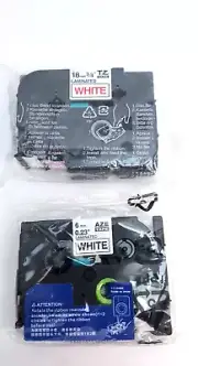 Label Maker Tape Compatible With Brother P-Touch Tz-242 Red Aze 211 Black 1 Each