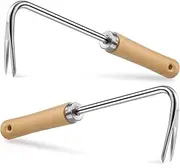 CIMAXIC Gardening Weeder Tool with Stainless Steel Hook Heavy Duty Manual Puller for Root Weeding Care Plant Transplanting Durable Practical Garden Tool