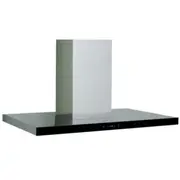 Sirius 90cm Canopy Rangehood with SEM1 Motor - Black Glass Fascia