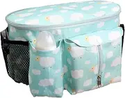 Baby Nappy Caddy, Portable Multifunctional Changing Bag with Lid, Spacious Nappy Bag for Outdoor Adventures, Stay Organised and Prepared for All Your Baby's Needs