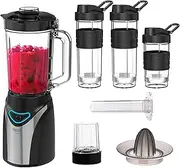 [CAMRY] CR4086 Blender 500W, 1.2L cup, BPA free, Smoothie Maker, Pulse-Crush and Ice-Crush function, Tritan plastic bottle 3 pieces, Grinder, Cooling insert, Juicer incl.