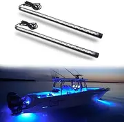 Boaton Marine LED Lights, Boat Utility Strip Lights, Courtesy Lights, Boat Deck Light Stern Lights Interior Lights for Boat Kakay Dinghy Pontoons Yacht Blue