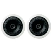 2pc Jamo 6.5CS-T Loudspeakers White