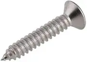 100pcs M4x20mm 304 Stainless Steel Flat Head Cross Countersunk Head Self Tapping Screw Stainless Bolts,Nails