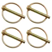 Linch Pin 4PCS 45Mm Heavy Duty Lynch Pin Shaft Locking Pin Fastener Assortmen...