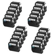 20PK MK131 M-K131 Black on Clear Label Tape for Brother P-Touch PT-90 1/2" 12mm