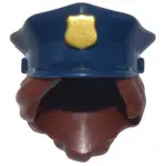 <樂高人偶小舖>正版樂高LEGO 帽子16 警察帽 女生 6177293 城市 人偶 配件
