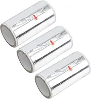 MUSISALY 3 Rolls Nail Polish Remover Wraps Easy Peel-off Tinfoil for Gel Acrylic Nails Manicure Accessories for Home Salon