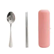 2Set New Product Dinnerware Set 304 Stainless Steel Fork Spoon Chopsticks Cup Cutlery Set Kitchen Tableware Flatware Set Wholesale